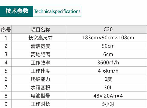 电动城关尘推车C30